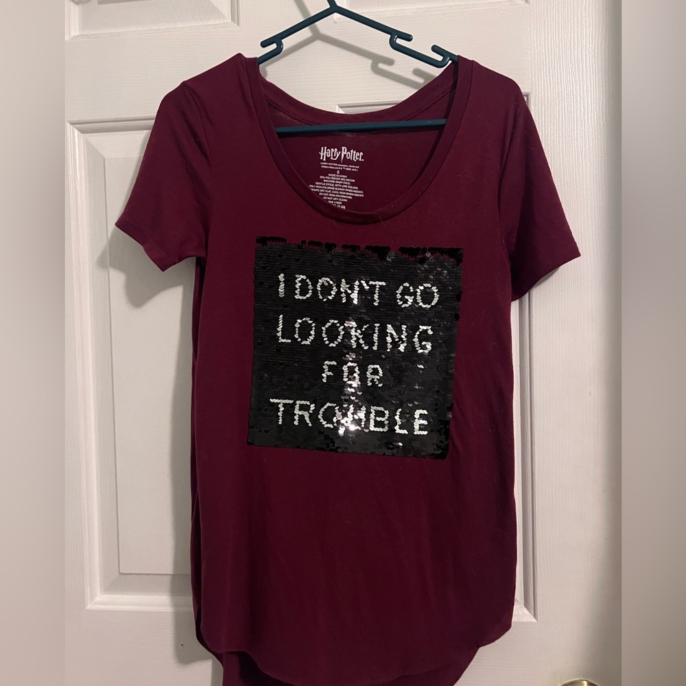Sequined Harry Potter reversible tshirt.
